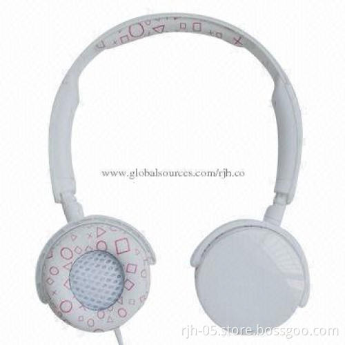Over-head Stereo Headset with Multiple Colors, 10mW Maximum Input Power